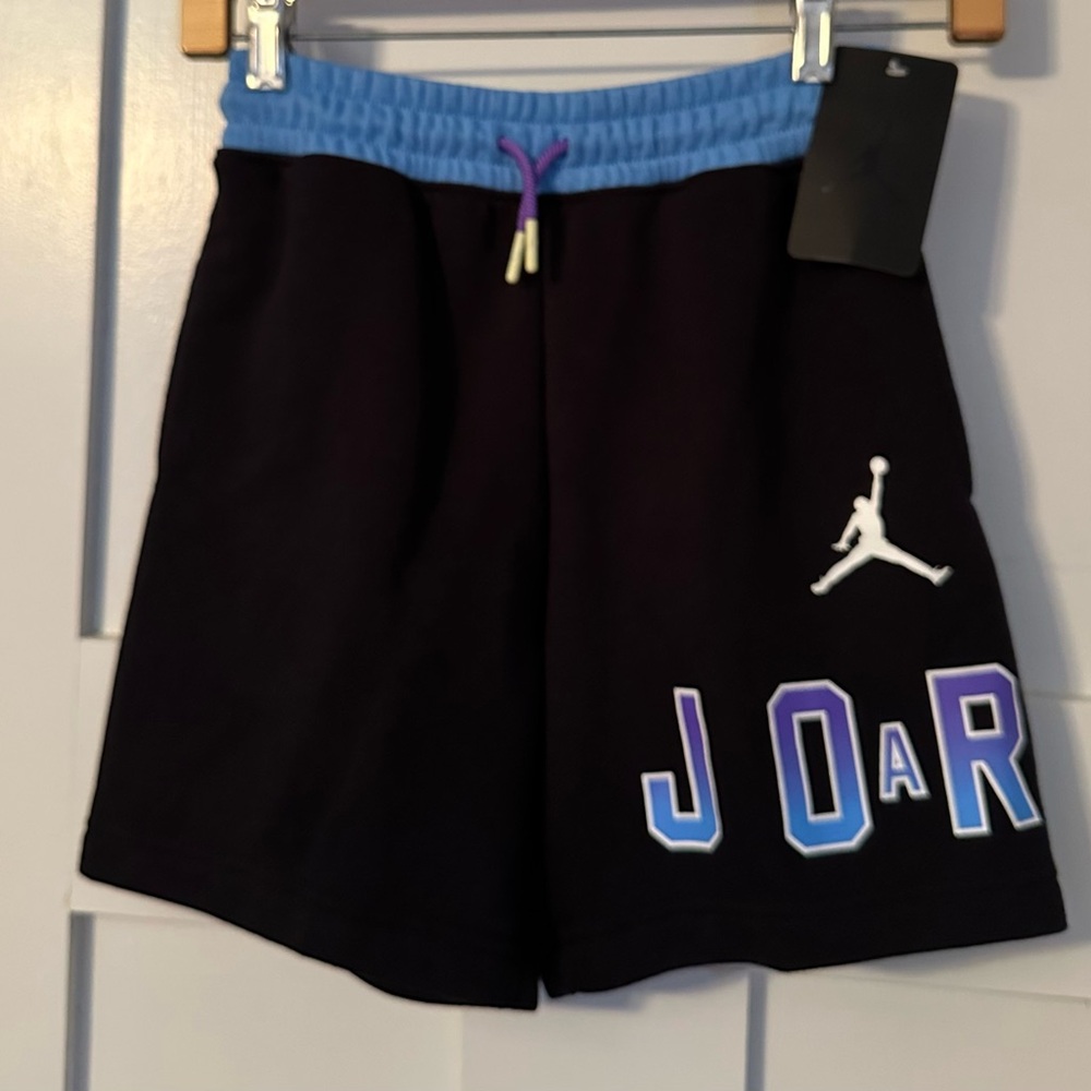 NWT Jordan Big Kids 'Day Short' Basketball Shorts Style 95B525 black S (8-10yrs)